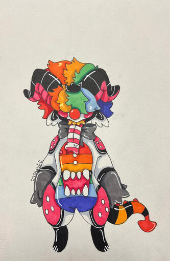 Dragon Courts Clown ($10)